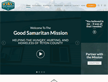 Tablet Screenshot of goodsamaritanmission.us